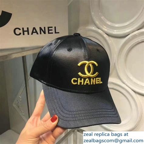 chanel black baseball hat|black chanel top hat.